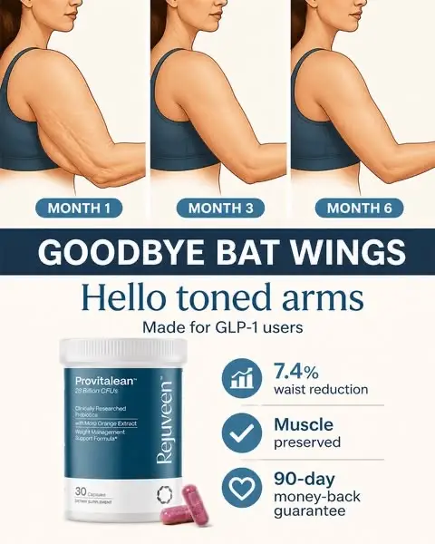 Provitalean ad: Lose the Fat. Keep the curves.